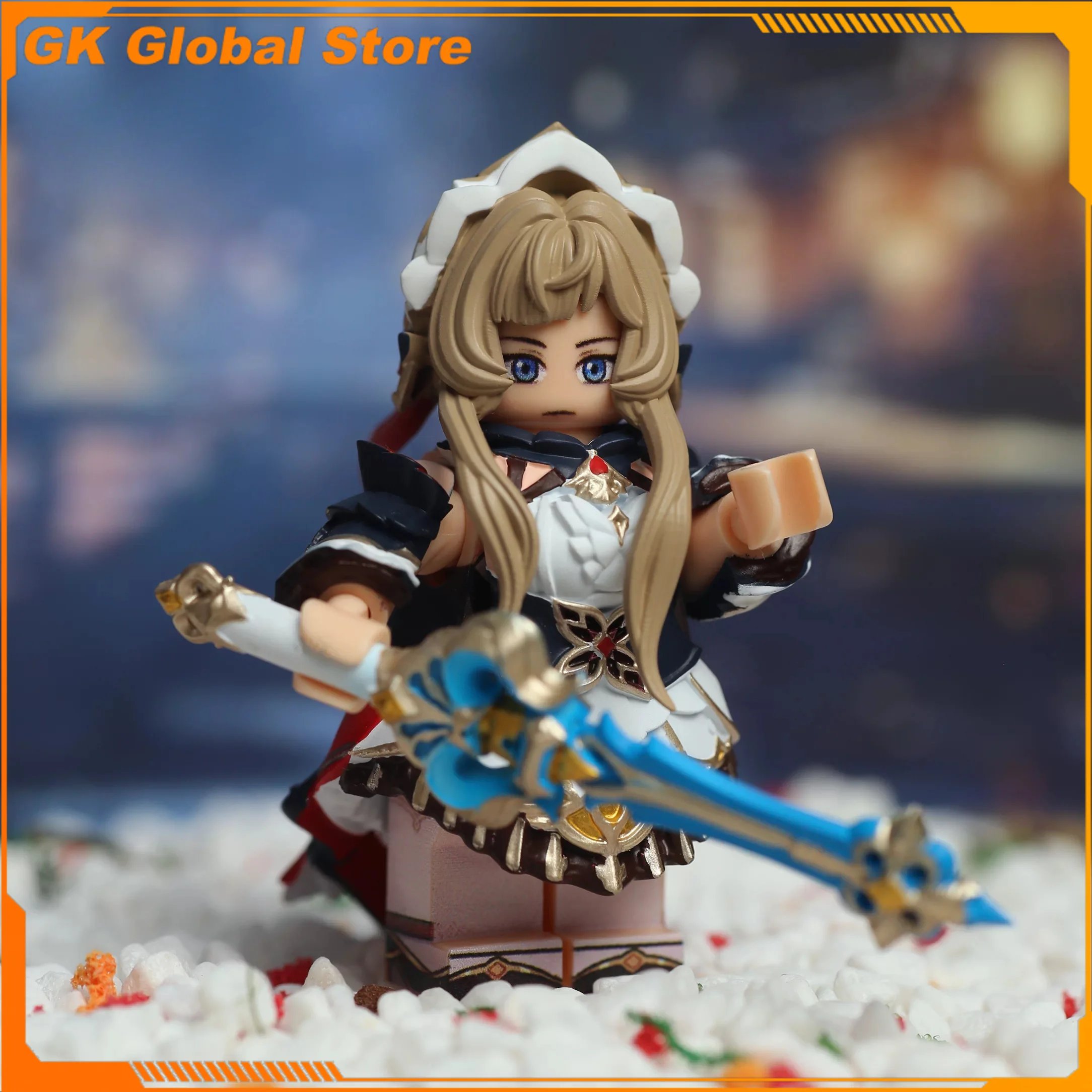 In Stock Genshin Impact Game Figure Sandrone Peripheral Model Assembling Building Blocks Desktop Decorative Birthday Gifts Toys