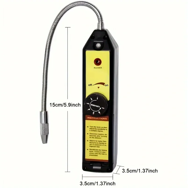 WJL-6000 Leak Tester Halogen Leak Tester R22 R410A R134A R1234YF Refrigerant Gas AC Air Conditioner Test Tool