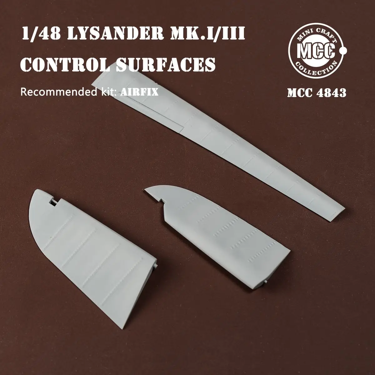 MCC 4843 1/48 Lysander Mk.I/III Control Surfaces for Airfix - Upgrade Detail Set