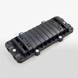 12 core fiber enclosure 2 in 2 out horizontal fiber optic splice joint closure D type outdoor fiber junction box Customized
