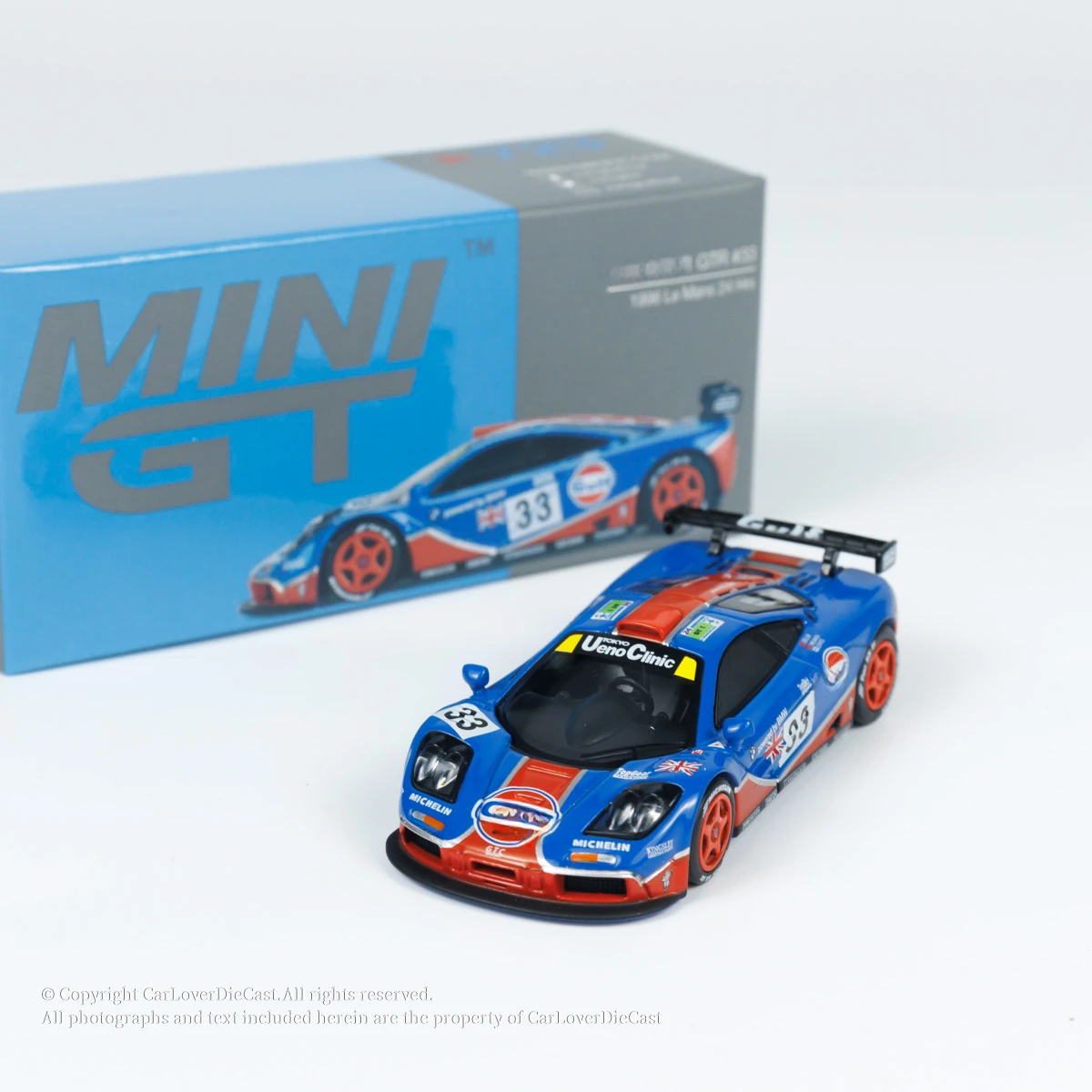 MINIGT 1:64  F1 #33 1996 Le Mans 24Hr Diecast Model Car