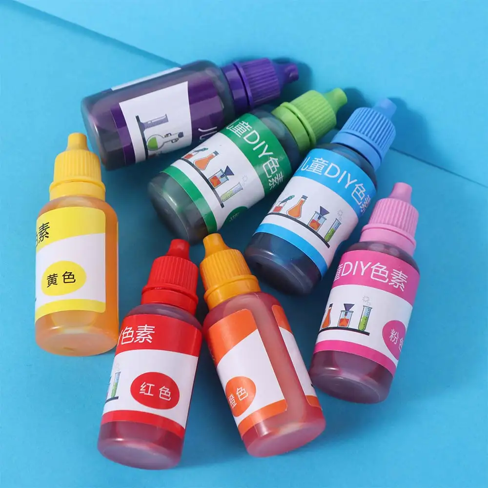 Wasser Öl Plastilin Lebensmittelqualität Pigment Interaktive Schleim Farbe Kristall Farbstoff Kreative DIY Experimentelle Färben Pigment