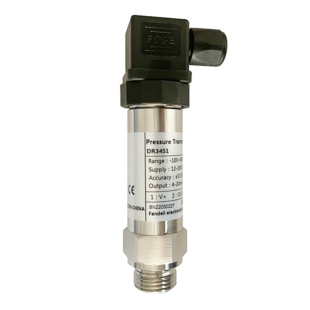 FANDESENSOR High Accuracy Pressure Transmitter 0.1%FS 4-20mA Diffused Silicon DIN 43560 Calibration