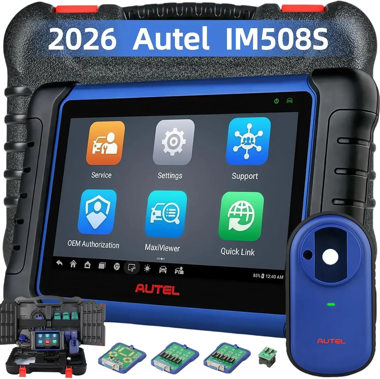 Autel Scanner IM508S OBD2 Scanner, 40+ Service, All System Diagnostic Tool | 2026 Bidirectional 3000+ Active Test, with XP200 Programmer, Smart & Expert Mode, Up of MK900BT MK808S MX808S, FCA AutoAuth