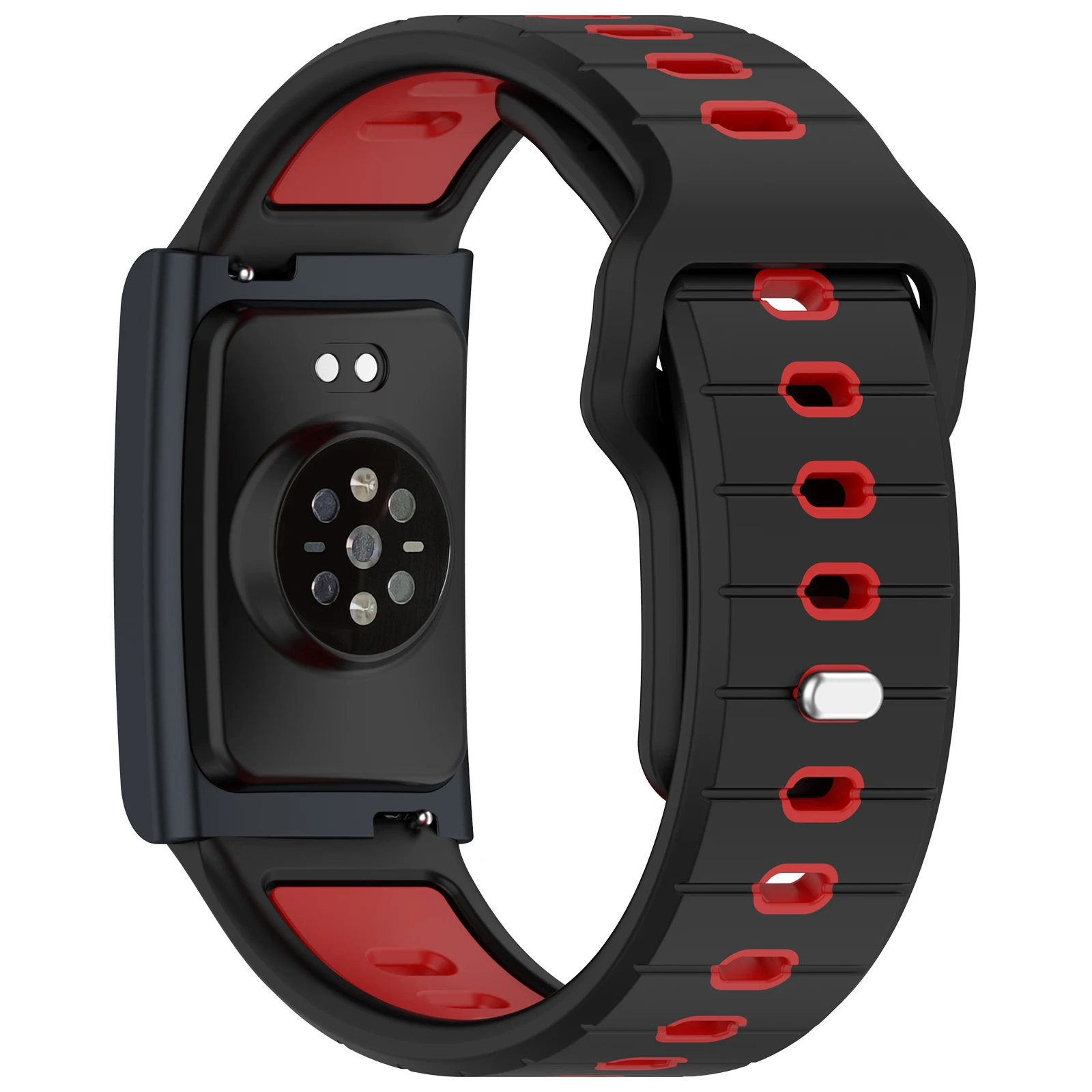 Pulseira adequada para huami amazfit helio pulseira de silicone com fivela escondida para huami amazfit helio