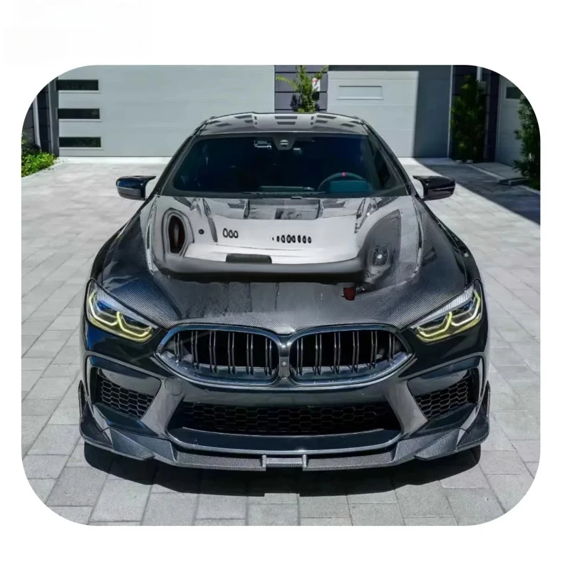 Hot Selling PK Style Dry Carbon Engine Hood Bonnet  M8 F91 F92 F93 8-Series G14 G15 G16 Upgrade Conversion Kit