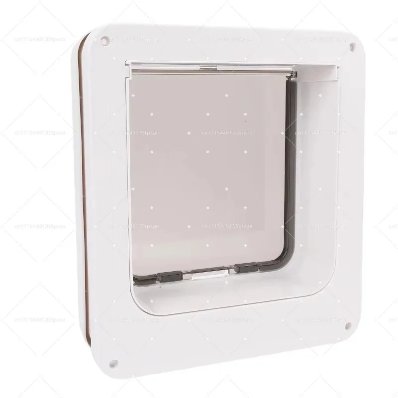Automatic Sensing Pet Door With Smart Collar Chip Weatherproof Easy Install Interior Cat Door For Small Pets