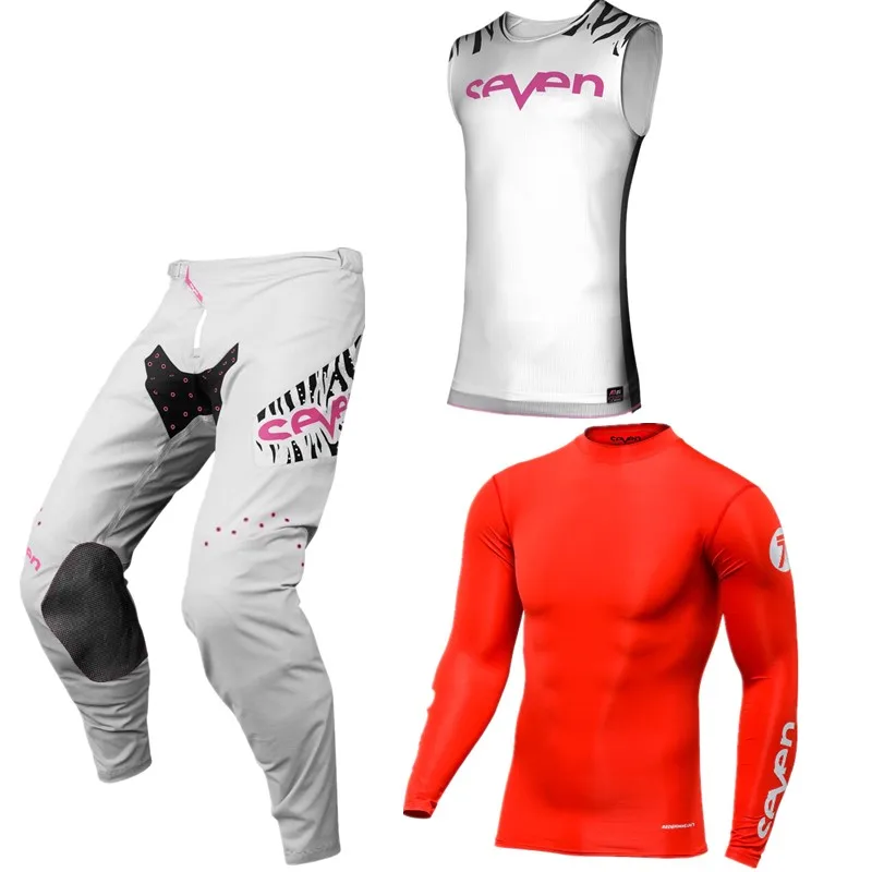 Seven MX-Ensemble d\'équipement de motocross, vêtements de course de moto tout-terrain, maillot de vélo MX, moto Chlorer, D343, 2024