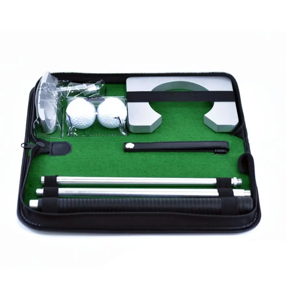 Aluminum Golf Putter Set Detachable Putter Lightweight Mini Golf Equipment Single/Double Sided Head Three Section Design