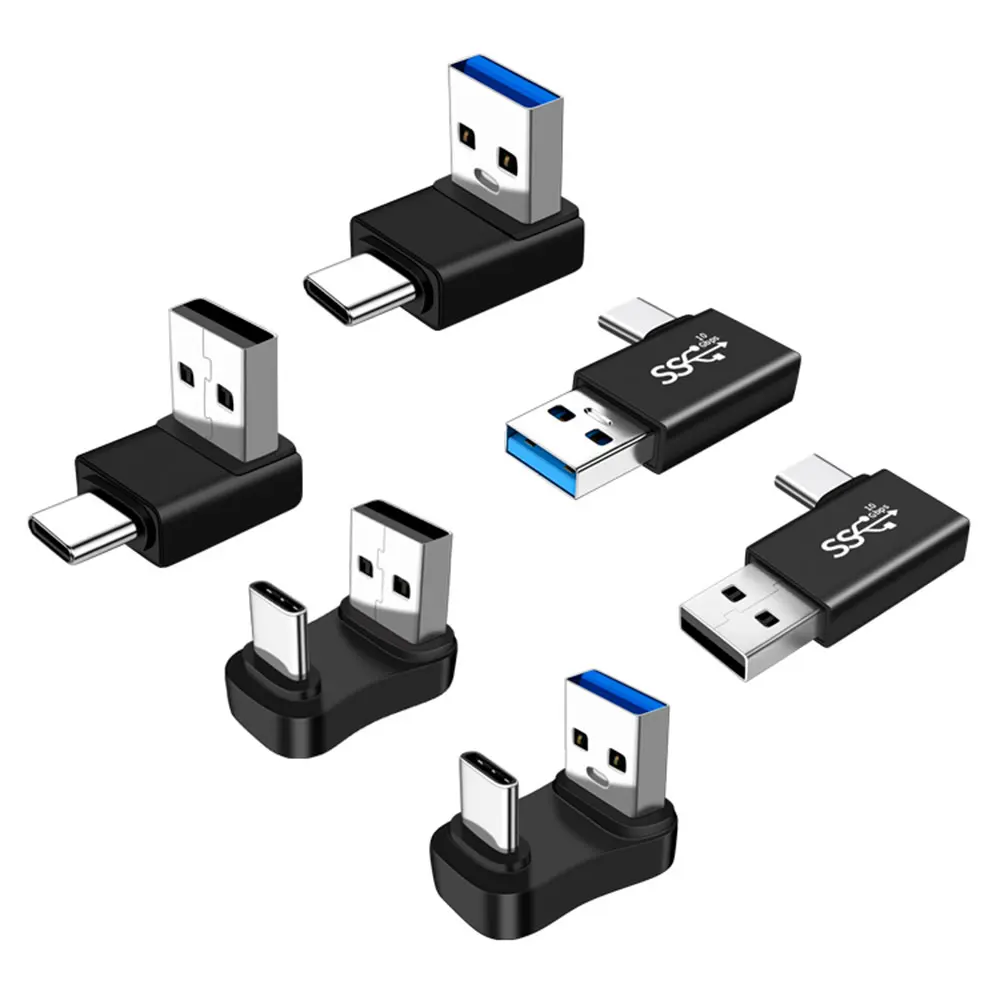 1Pcs USB A To USB C male Adapter Type C 10Gbps Fast Charging Data Transfer For Data Synchronization Laptop U Disk Connector