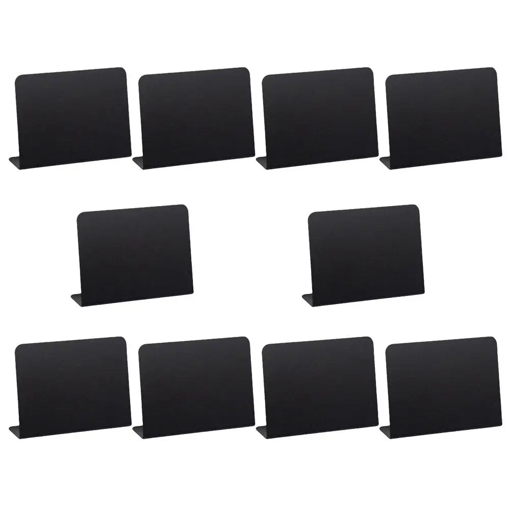 10pcs Mini Chalkboard Signs Food Menu Boards For Restaurant Decorative Display Writing Message Blackboards Buffet Party