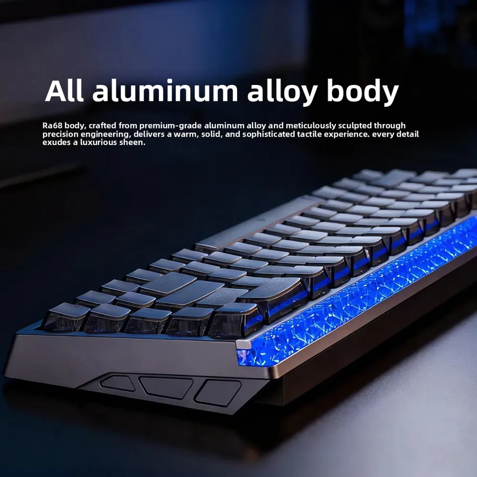 IROK RA68 magnetic switch mechanical keyboard aluminum RGB Wired