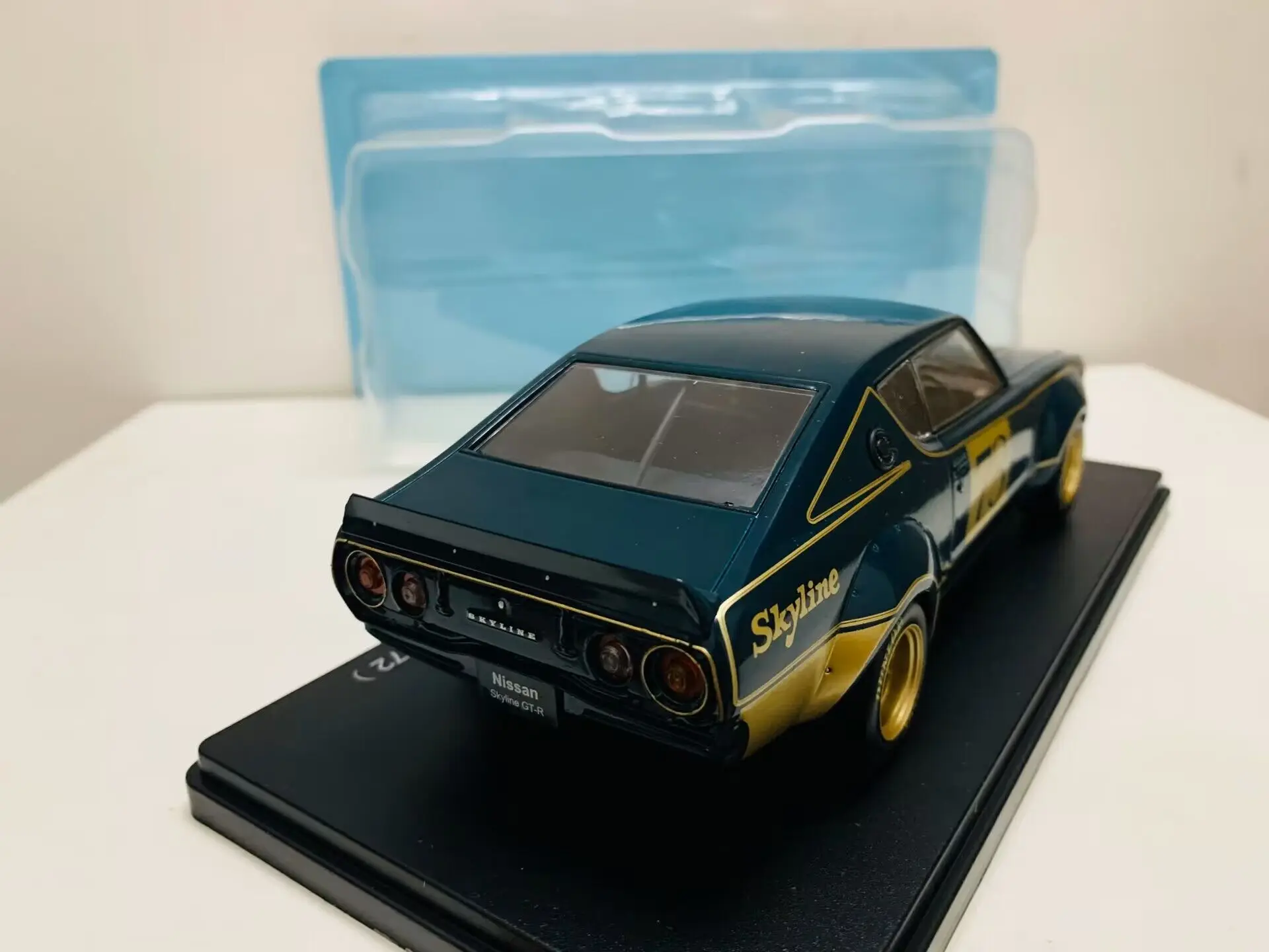 Skyline 2000GT-R Racing Concept 1972 #73 2 Open Door 1:24 Scale Die-Cast Model Car New
