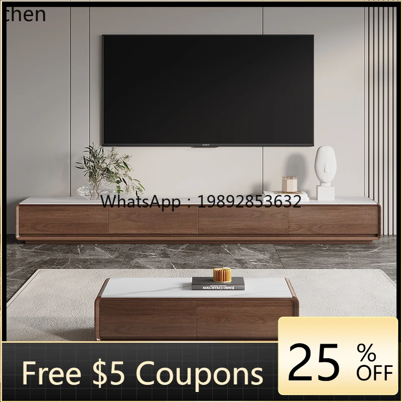 

zz TV Cabinet and Coffee Table Set Floor-standing Living Room Platform