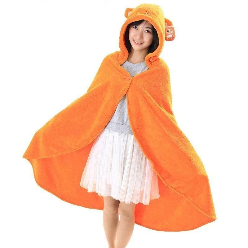 Anime Umaru Chan Doma Umaru Blanket Cosplay Costume High Quality Himouto! Umaru-chan Cloak Flannels Cloaks Soft Cap Hoodie