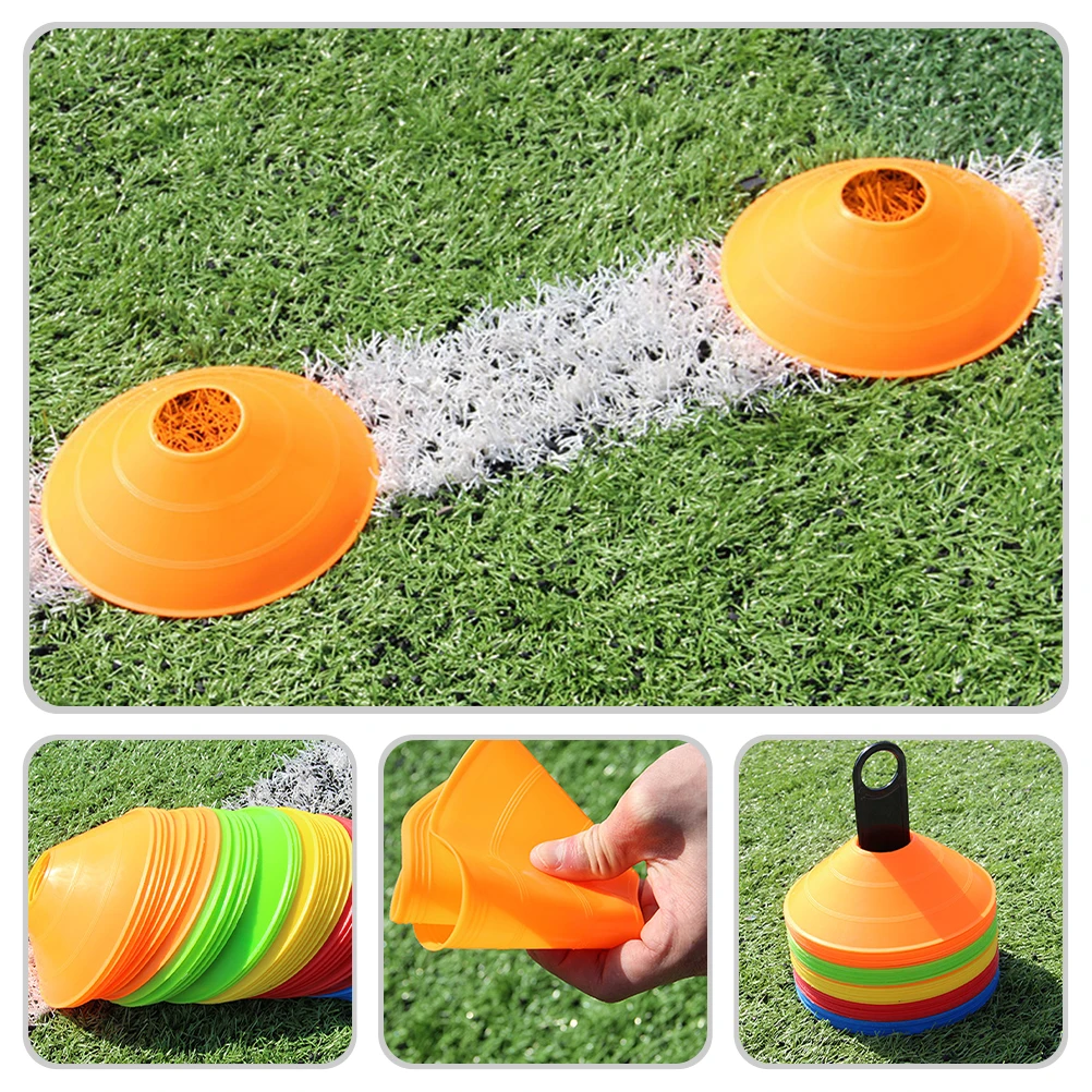 

1 Set Football Training Cones Soccer Plastic Cone Rack Sports Tool For Premium Organized Storage Safe Long Lasting Use