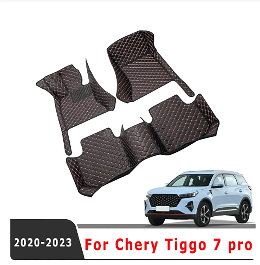 

Чехлы для автомобильных аксессуаров для Chery Tiggo 7 Pro Plus 2023 2022 2021 2020, интерьерные коврики, коврики для ног, автомобильные коврики LHD