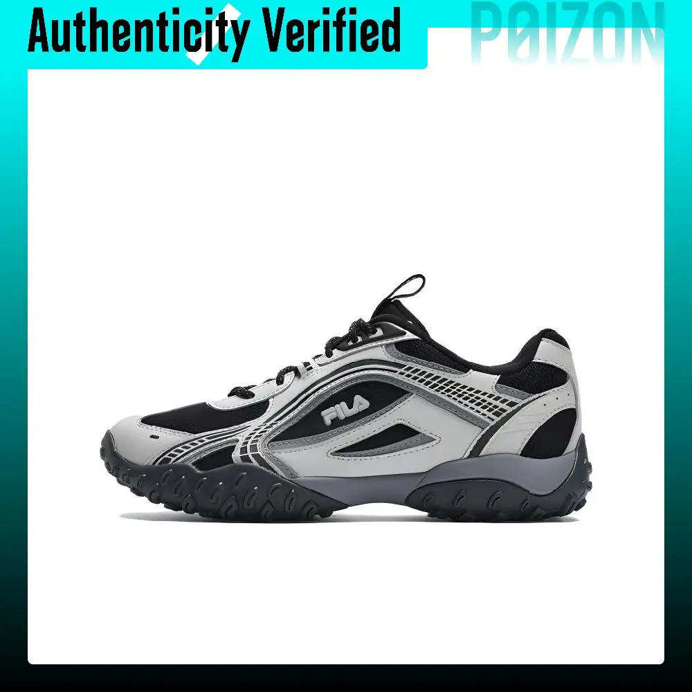 FILA Pebble Low top Casual City Commuting Running Shoes Women's Gray Black F12W432106F-BA