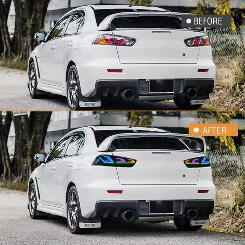 8 best sales mitsubishi lancer tail lights - №1