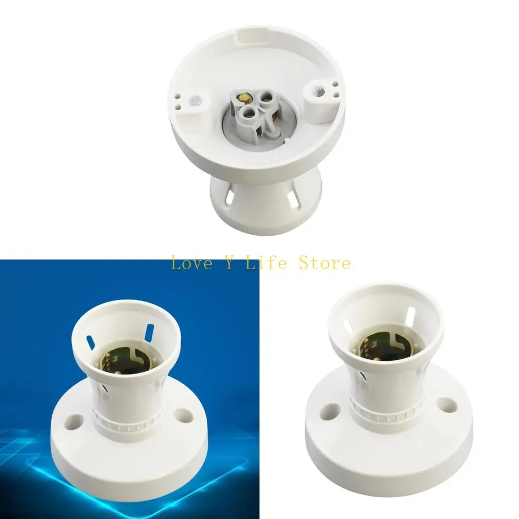 

L74C B22 Light Lamp Bulb Socket Rack Base Extender Holder Adapter Connector Fireproof