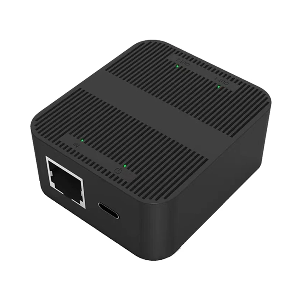 External Network Switcher Splitter RJ45 Connector Coupler Gigabit Network Switch 1000Mbps RJ45 Gigabit Switch for Desktop TV Box