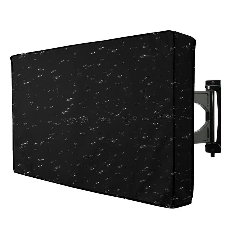 Weatherproof Dust-proof Outdoor TV Cover Black 22