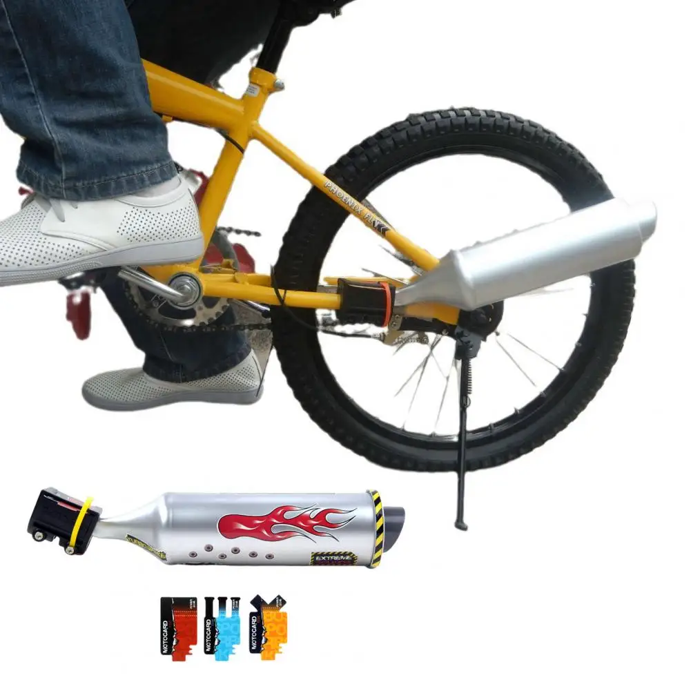 Rura wydechowa roweru z 6 efektami dźwiękowymi MTB Road Bike Sound Maker Motocykl Turbo Sound Układ wydechowy Akcesoria rowerowe