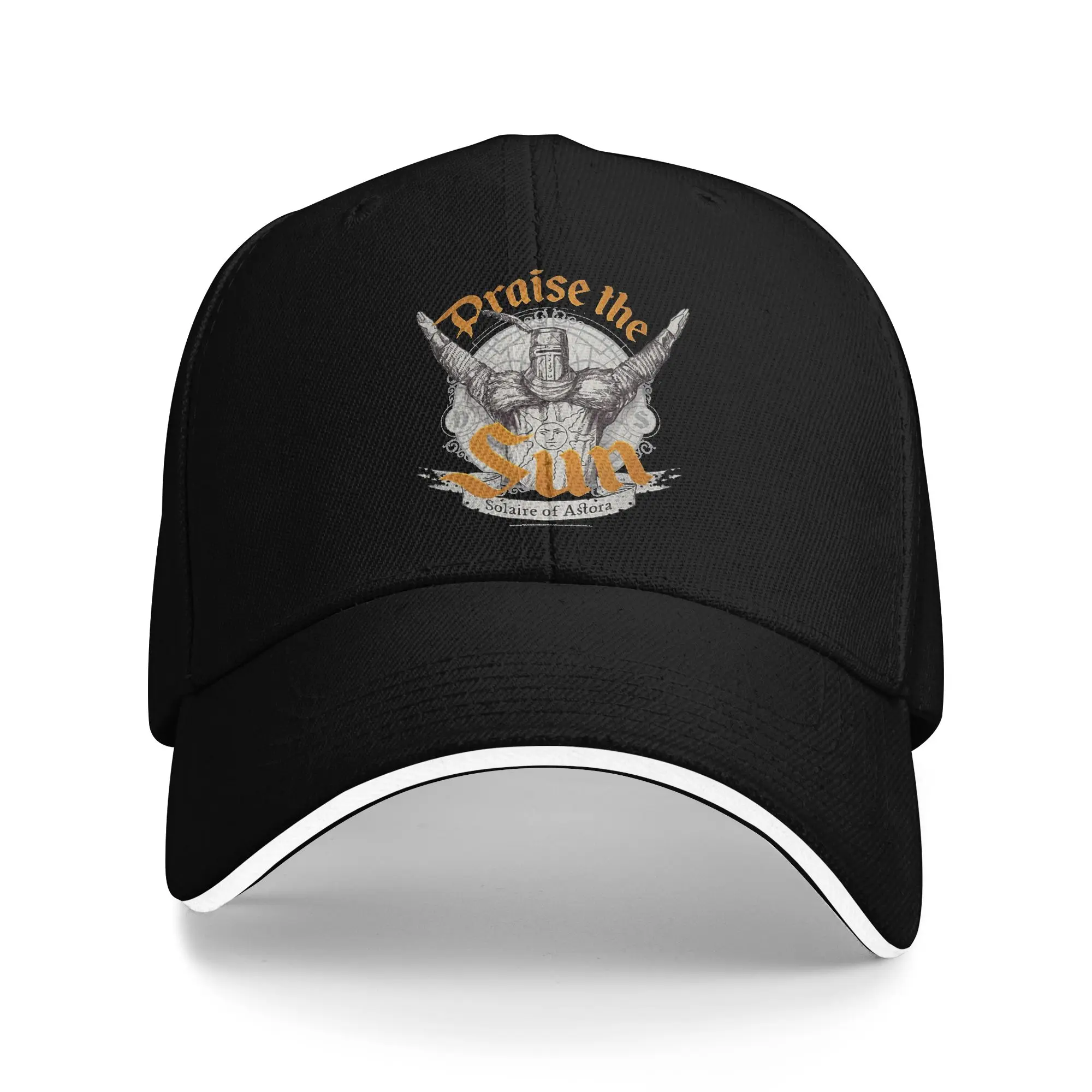  Dark Souls Praise The Sun  Golf Hat Outfit Leisure  Trucker Hat For Men Women Casual Headewear  Adjustable