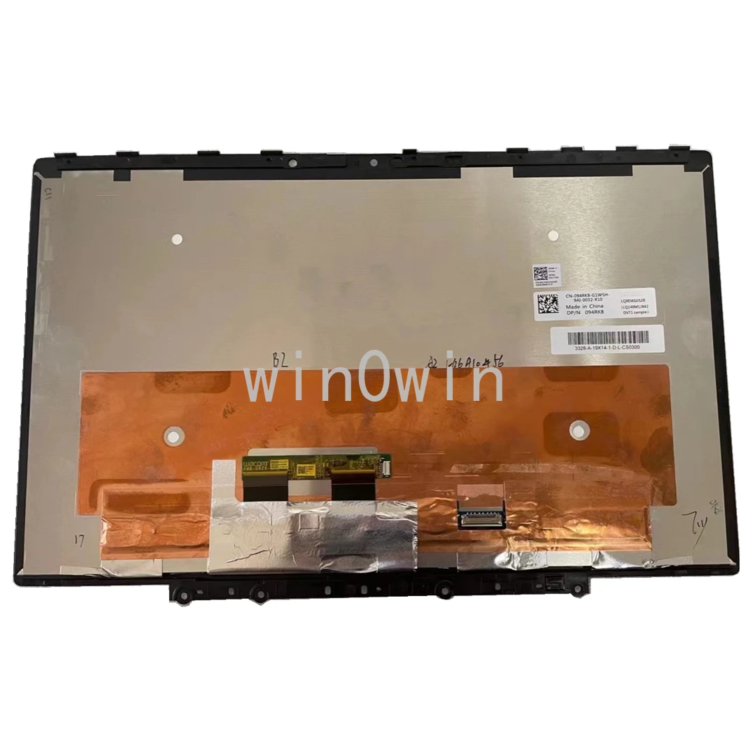 

For Dell Laptop DP/N: 094RK8 with Bezel LQ0DASD520 LQ140M1JX42 DVT 2.0 LCD LED Touch Screen Digitizer Glass Assembly Replacement