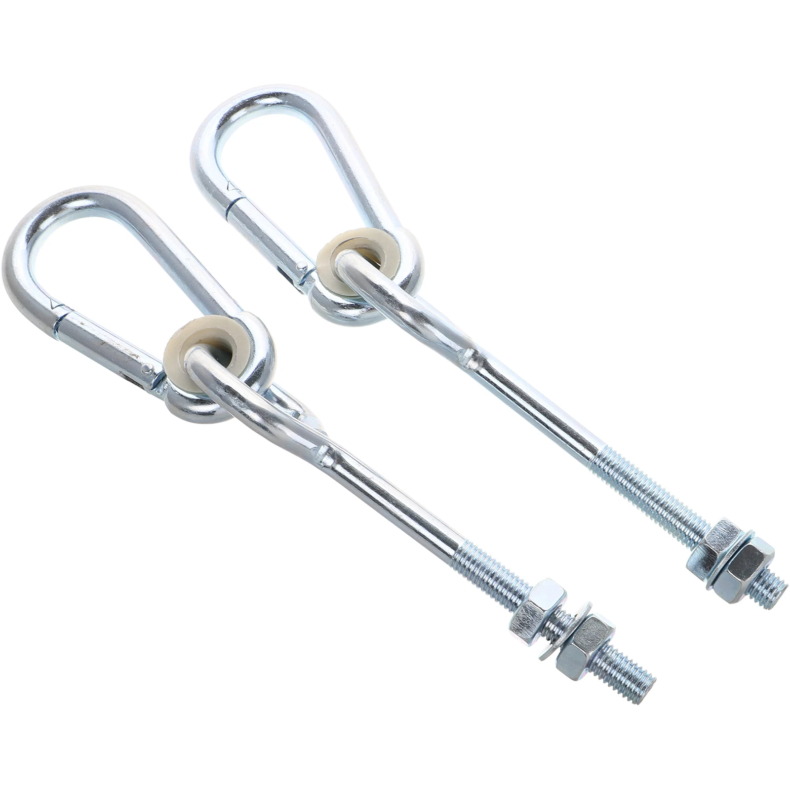 

2pcs Swing Hooks Heavy Duty Hammock Hanging Hardware Hanger Swivel Kit Strong Durable Outdoor Indoor Use Baby Toys