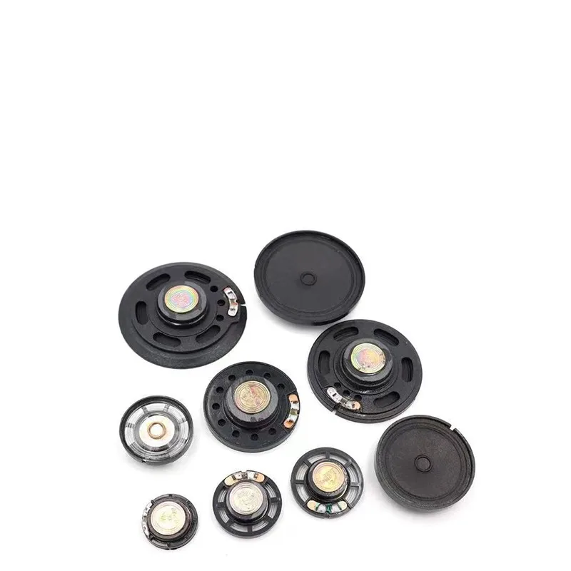 5PCS 8 Ohm 0.25W 0.5W Horn Loudspeaker 8R 21mm 23mm 27mm 29mm 36mm 40mm 50mm 57mm Diameter Loud Speaker