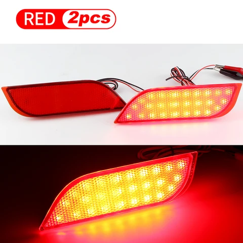 2 шт. светодиодные отражатели бампера для Subaru Impreza WRX 2008 2009 2010 2011 2012 2013 2014 2015-up ail Light автомобильные аксессуары