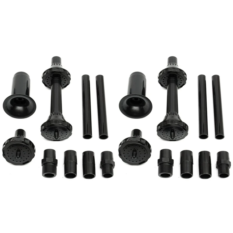 18Pcs Small Fountain Nozzle Kit Water Fountain Nozzle Heads For Pond Fountain Submersible Pump Pool