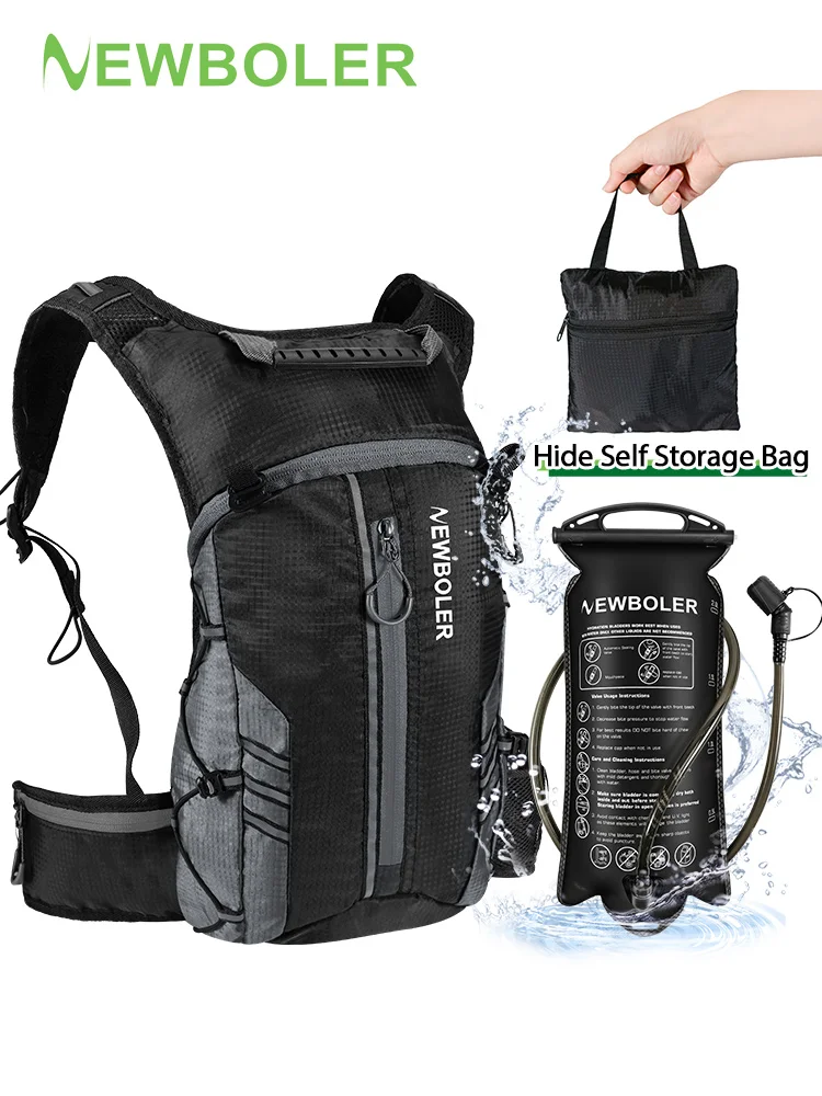 AliExpress NEWBOLER 10L Outdoor Water Repellent Sports Bag Cycling Hydration Backpack Travel Hiking Climbing MTB Road Bicycle Backpack
