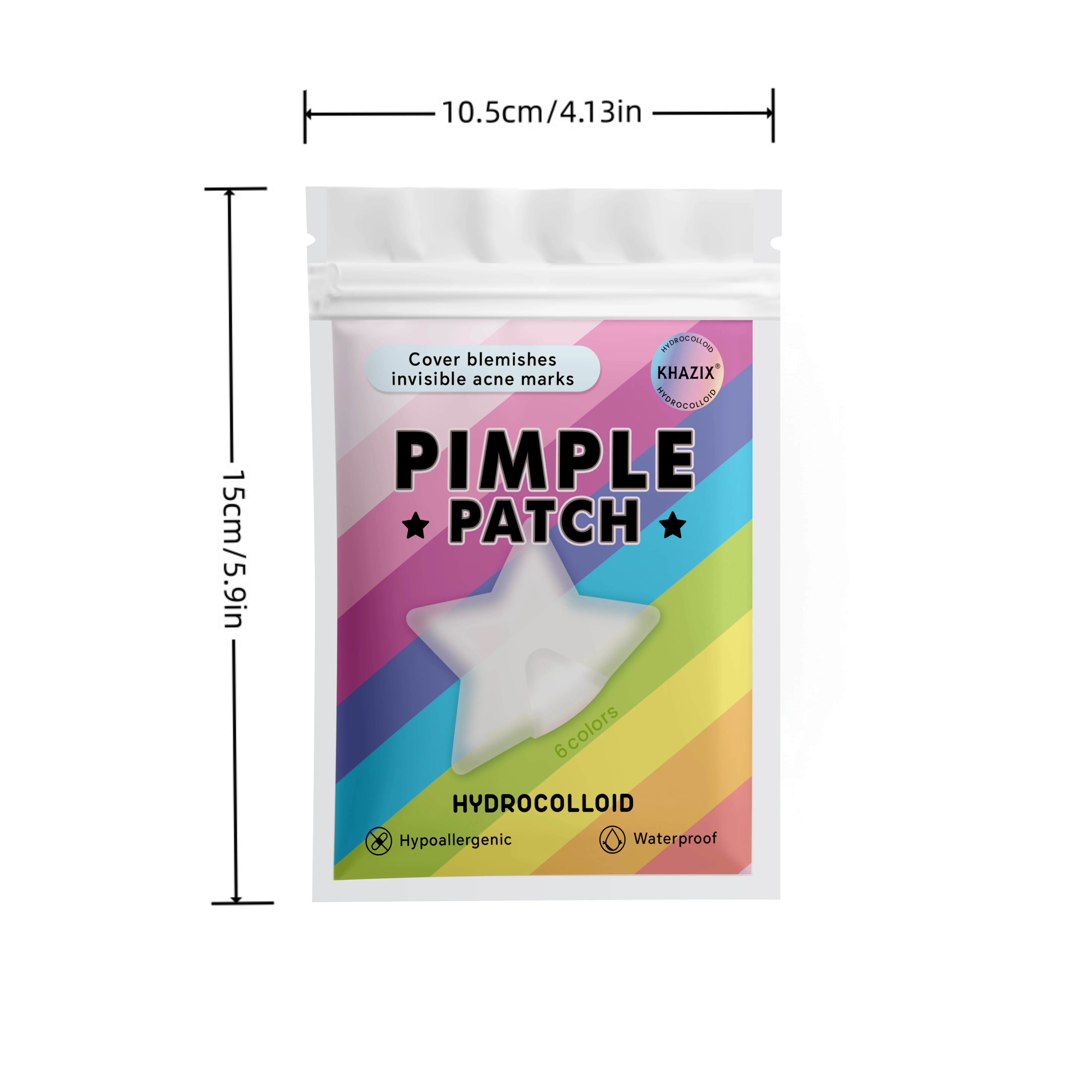280pcs Hydrocolloid acne patches, round acne patches, star-shaped acne patches, birthday gifts, Valentine's Day gifts