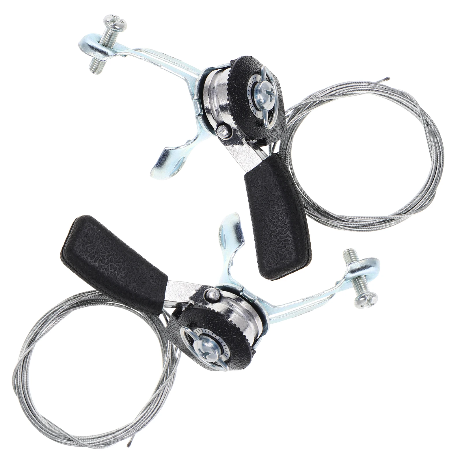 

1 Pair Aluminum Bike Shifter Controller Ergonomic Split Design Lightweight Universal Throttle Cable Replacement Kit For Cycling