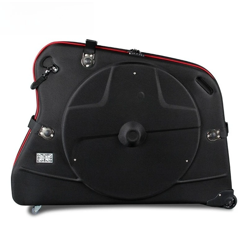 BK002 EVA Hard Bike Travel Case - Portable Bicycle Bag with Wheels for Road TT Hardtail Mountain Bike Wholesale