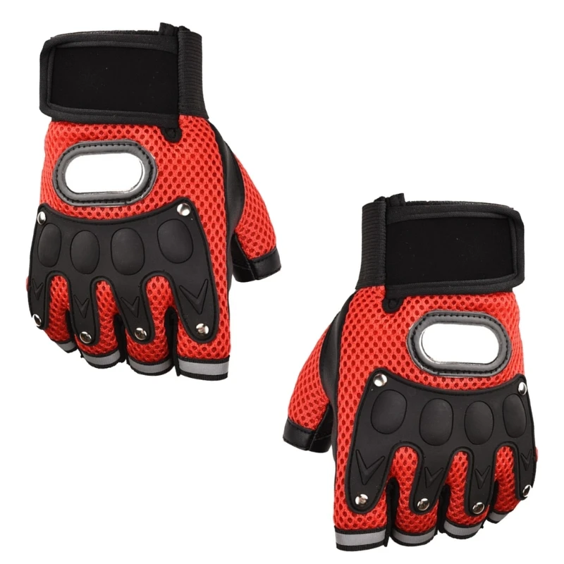 Knuckles Protective Motorcycle Gloves Half Finger Cycling Gloves Accessories