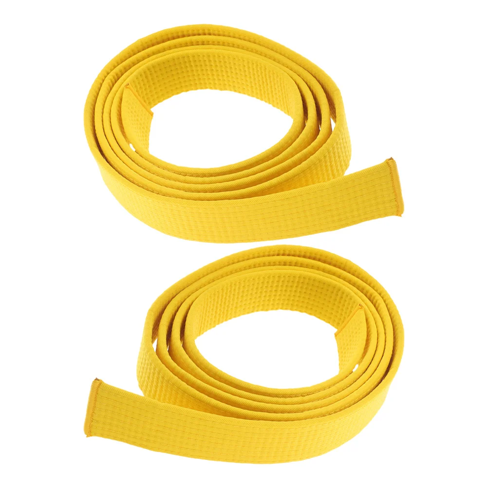 

2pcs Belts Karate Cotton Waist Martial Lightweight Breathable Martial Wrist Bands Gifts Kids Boys Girls
