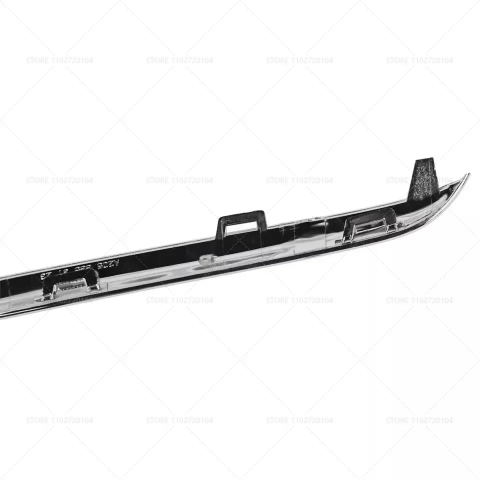 for 2015-2018 W205 Mercedes Benz C300 Front Bumper Lip Trim Chrome Spoiler Splitters Diffuser 2058853123