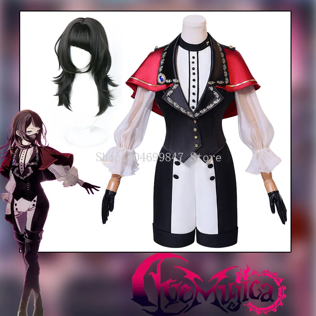 

BanG Dream Ave Mujica Umiri Yahata Timoris Cosplay Costume Set Gloves Masks Earrings Socks Halloween Carnival Masquerade Women