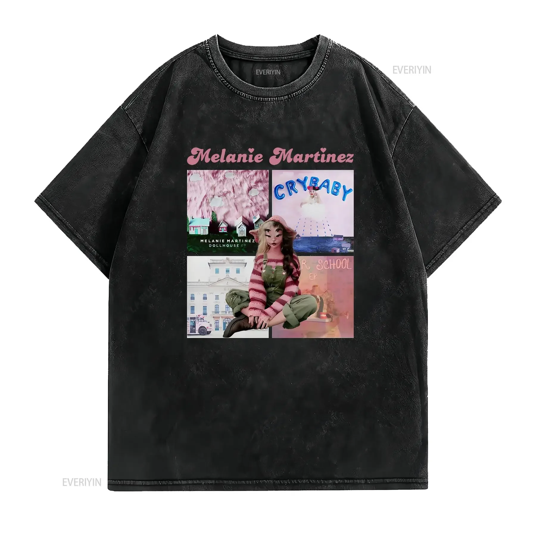 Melanie Martinez Crybaby T shirts The Trilogy Tour 2024 Shirt Cotton Summer Casual Streetwear vintage Washed Breathable