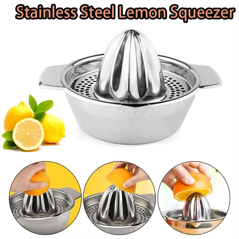 Stainless Steel Lemon Squeezer, durable household manual squeezer, Orange, Truse, fruit Juicer