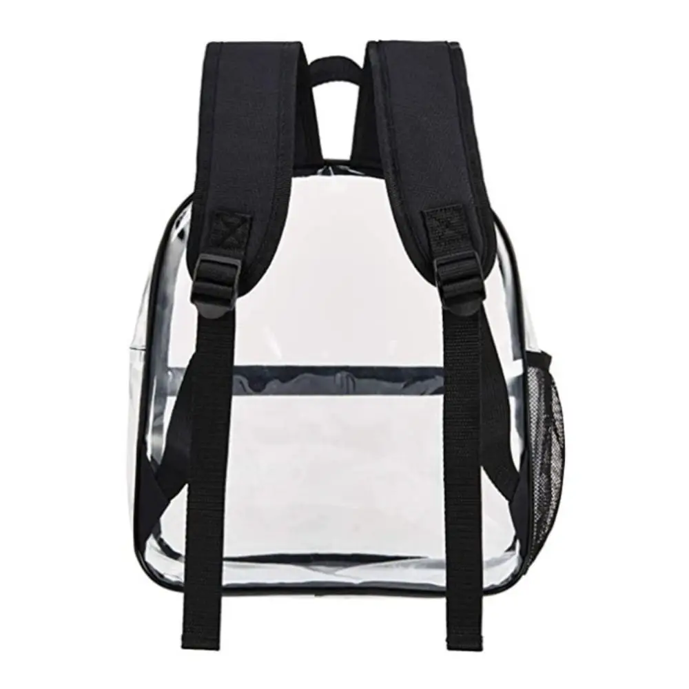 

PVC Clear Backpack with Adjustable Straps Waterproof Visible Knapsack Casual Large Capacity School Storage Backbags Work