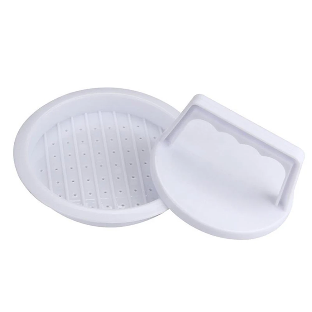 

Round Meatloaf Maker Machine Plastic Handle Meatloaf Making Mold Easy Cleaning Multifunctional for BBQ Grill Accessories