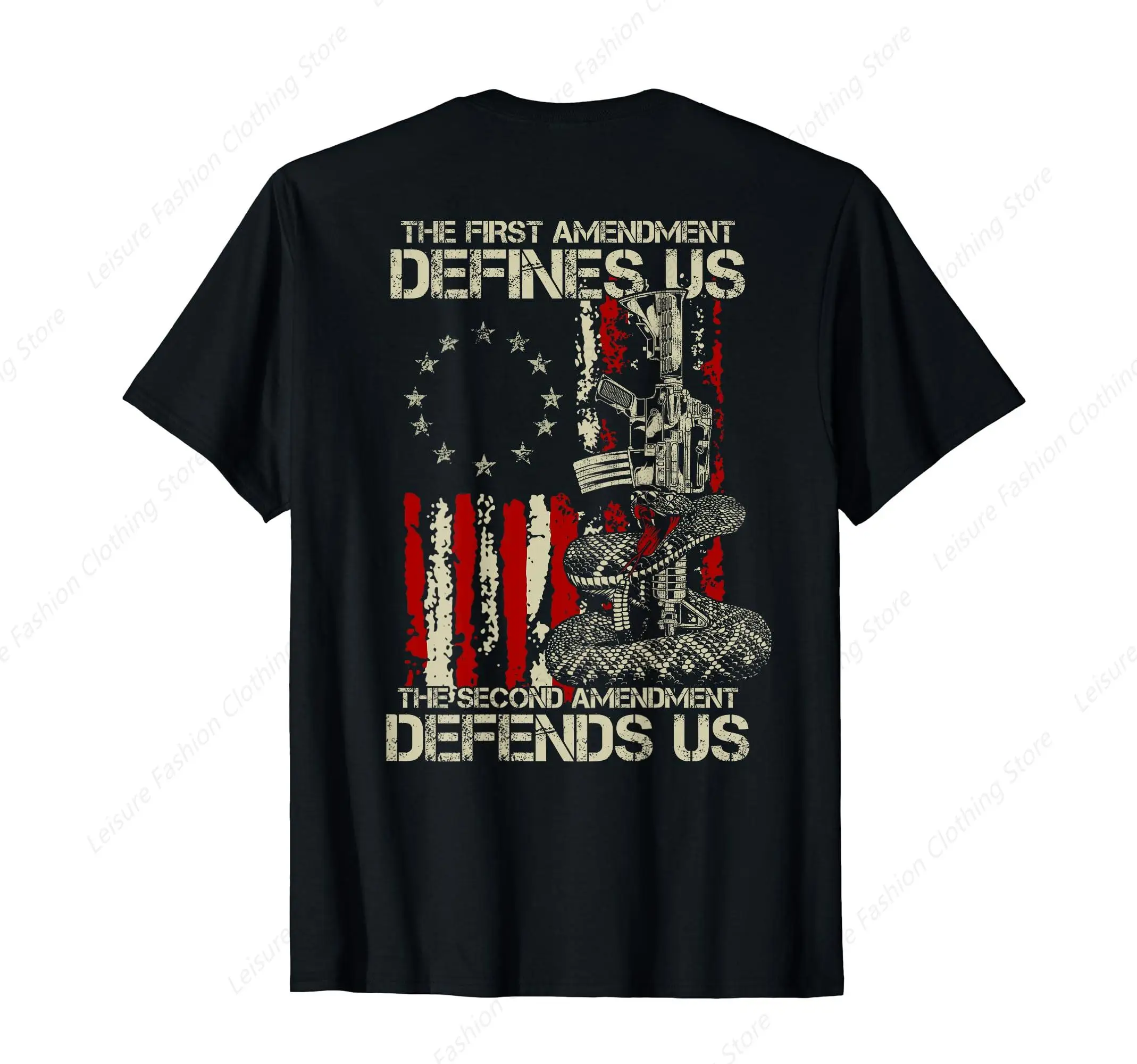 

Первая поправка определяет нас Футболка с американским флагом