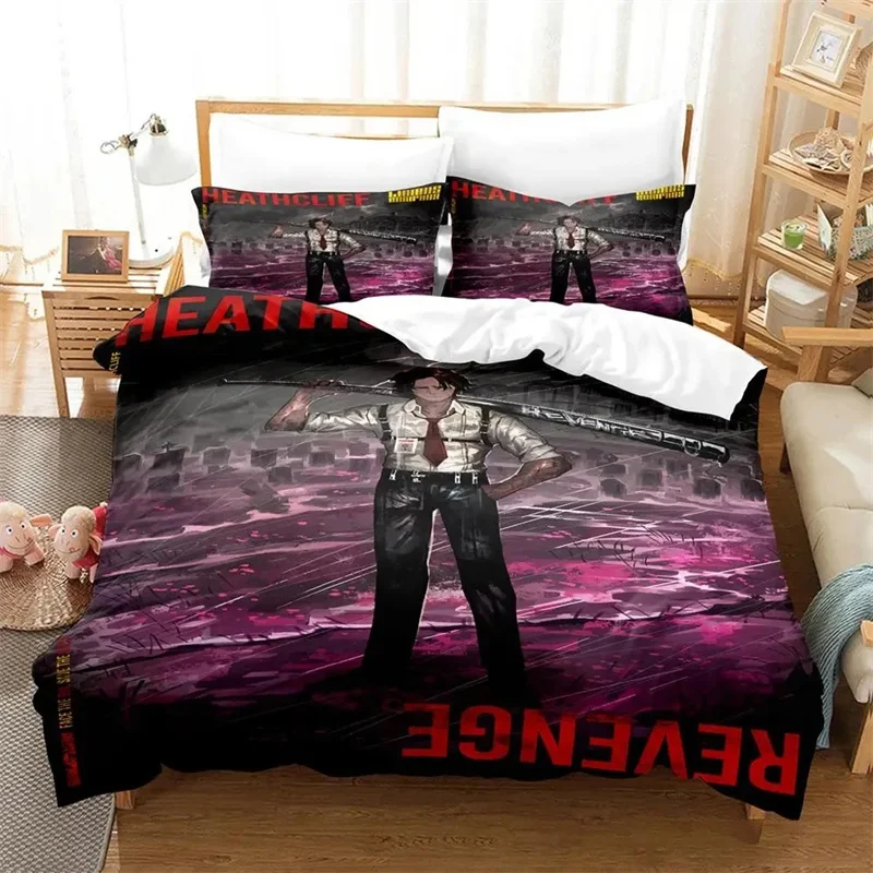 

Fashion Anime Game L-Limbus Company Bedding Sets Exquisite Bed Supplies Set Duvet Cover Bed Comforter Set Luxury Birthday Gift