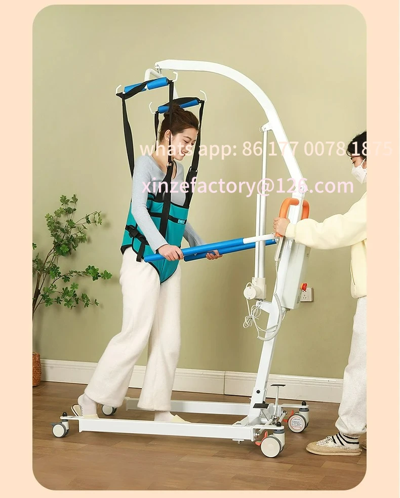 

Customizable Elderly Disabled Electric Stand Lift Walker Care Patient Transfer Lift Sling Rehabilitation Treatment
