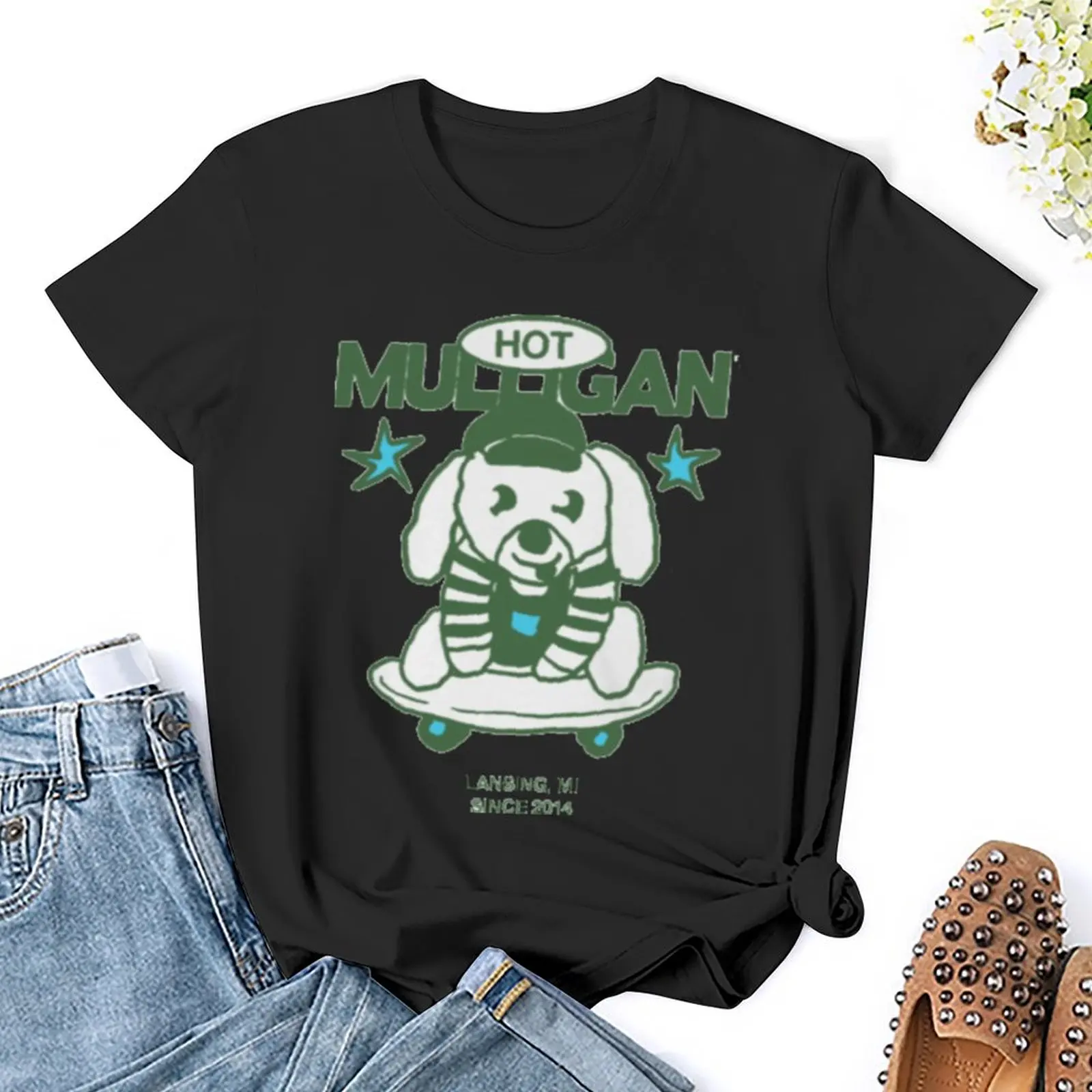 Gorąca koszulka Mulligan letni top bluzka letnie ubrania kobiety t shirt