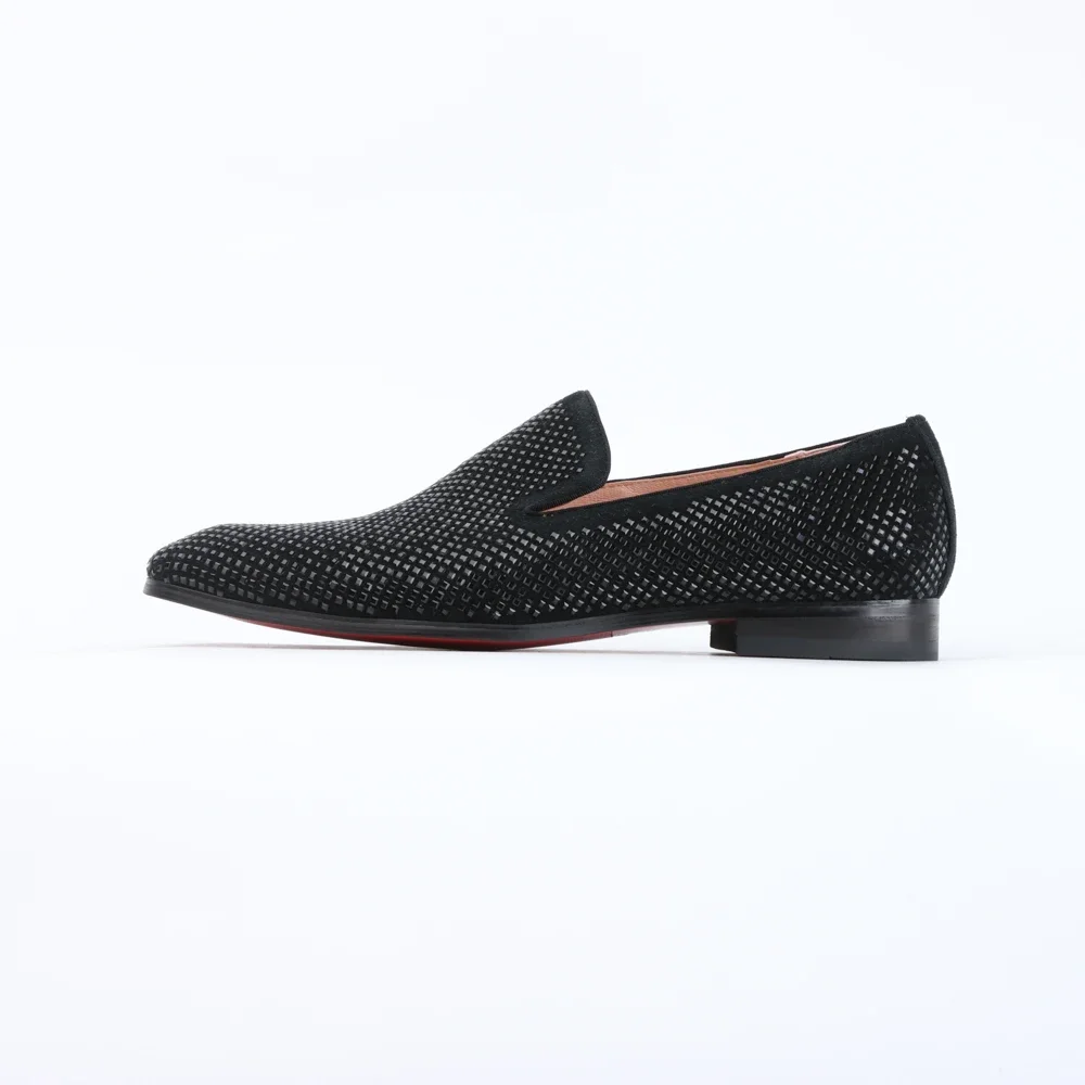 New High-Quality Genuine Cow Leather Fashion Solid Rhinestones Shoes Luxurious Design Hot Sale Men Shoes Business Leather shoes